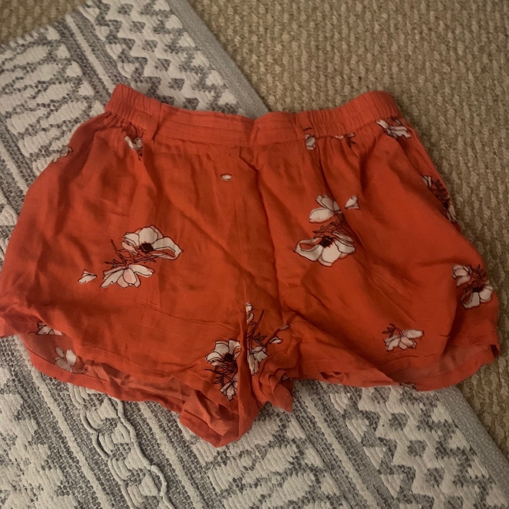 soft flowy floral short